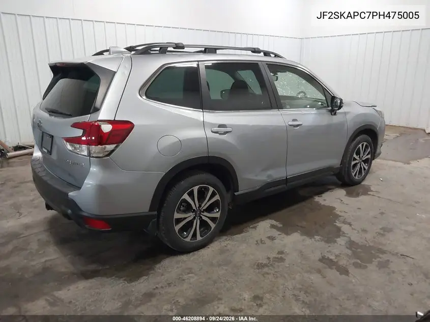 2023 SUBARU FORESTER VIN JF2SKAPC7PH475005 — фото 4