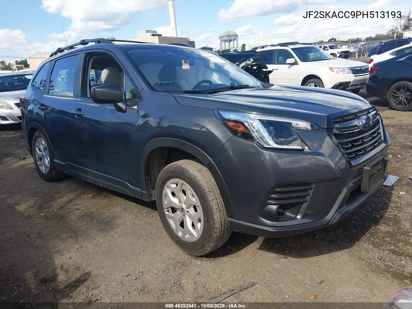 SUBARU FORESTER 2023, VIN JF2SKACC9PH513193