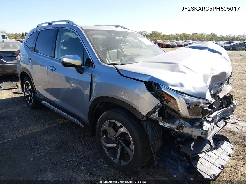 SUBARU FORESTER 2023, VIN JF2SKARC5PH505017