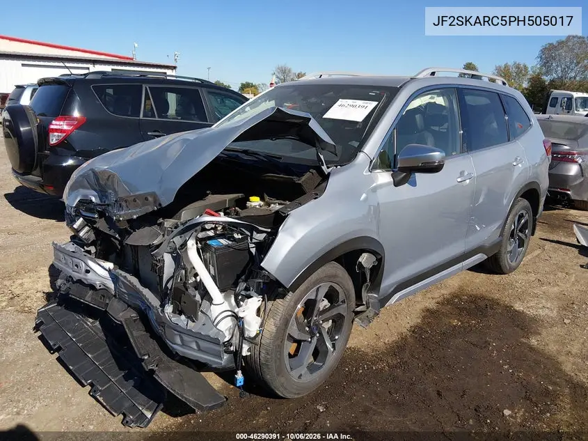 2023 SUBARU FORESTER VIN JF2SKARC5PH505017 — фото 2