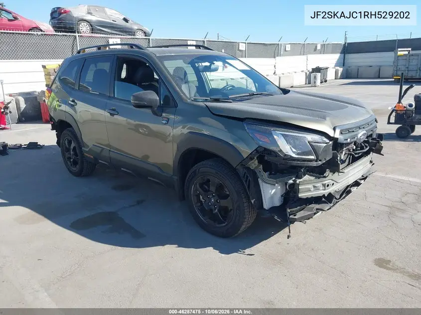SUBARU FORESTER 2024, VIN JF2SKAJC1RH529202