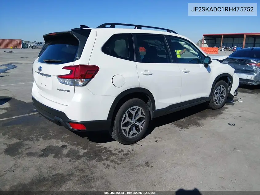 2024 SUBARU FORESTER VIN JF2SKADC1RH475752 — фото 4