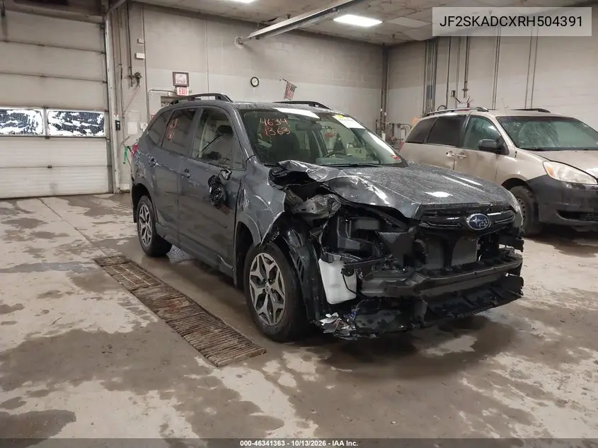 SUBARU FORESTER 2024, VIN JF2SKADCXRH504391