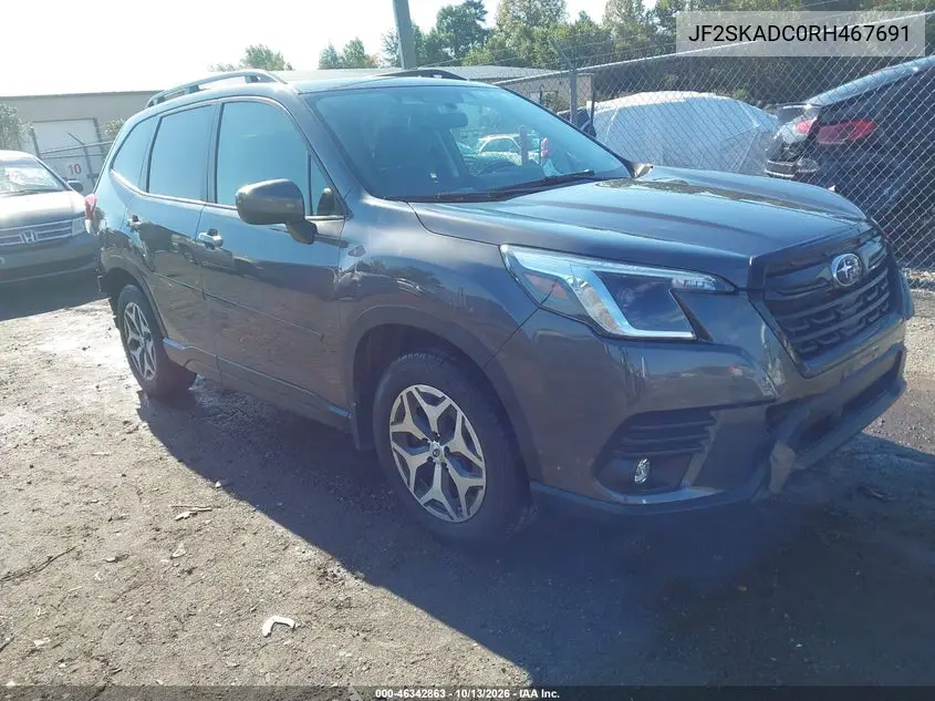 SUBARU FORESTER 2024, VIN JF2SKADC0RH467691