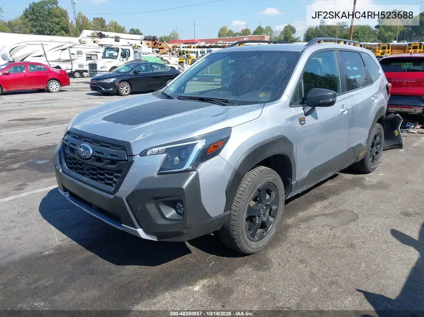 2024 SUBARU FORESTER VIN JF2SKAHC4RH523688 — фото 2