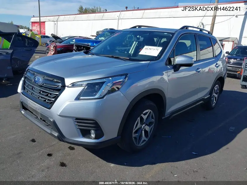 2024 SUBARU FORESTER VIN JF2SKADCXRH462241 — фото 2