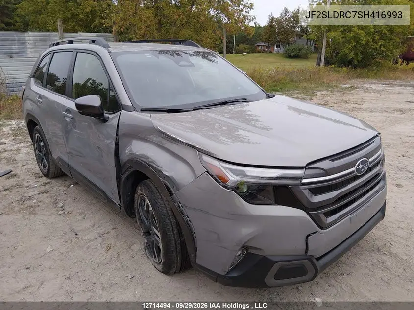 SUBARU FORESTER 2025, VIN JF2SLDRC7SH416993