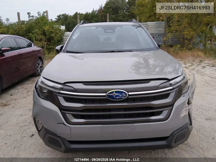 2025 SUBARU FORESTER VIN JF2SLDRC7SH416993 — фото 13