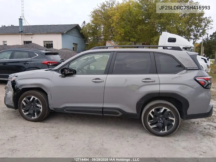 2025 SUBARU FORESTER VIN JF2SLDRC7SH416993 — фото 15