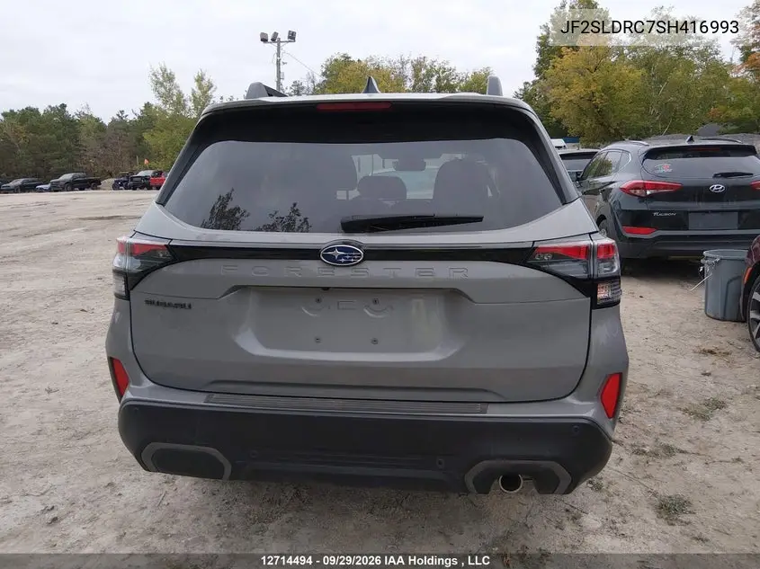 2025 SUBARU FORESTER VIN JF2SLDRC7SH416993 — фото 17