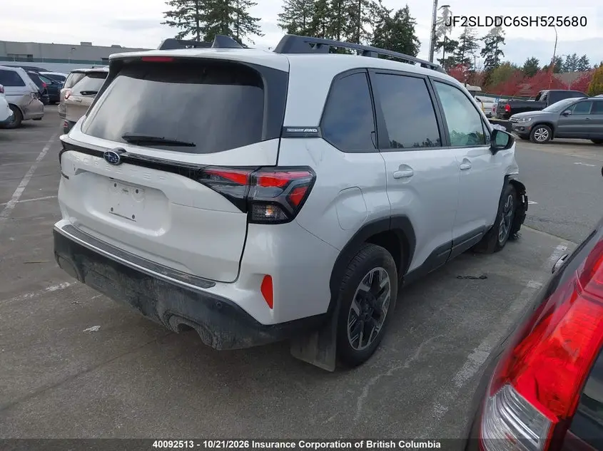 2025 SUBARU FORESTER VIN JF2SLDDC6SH525680 — фото 4