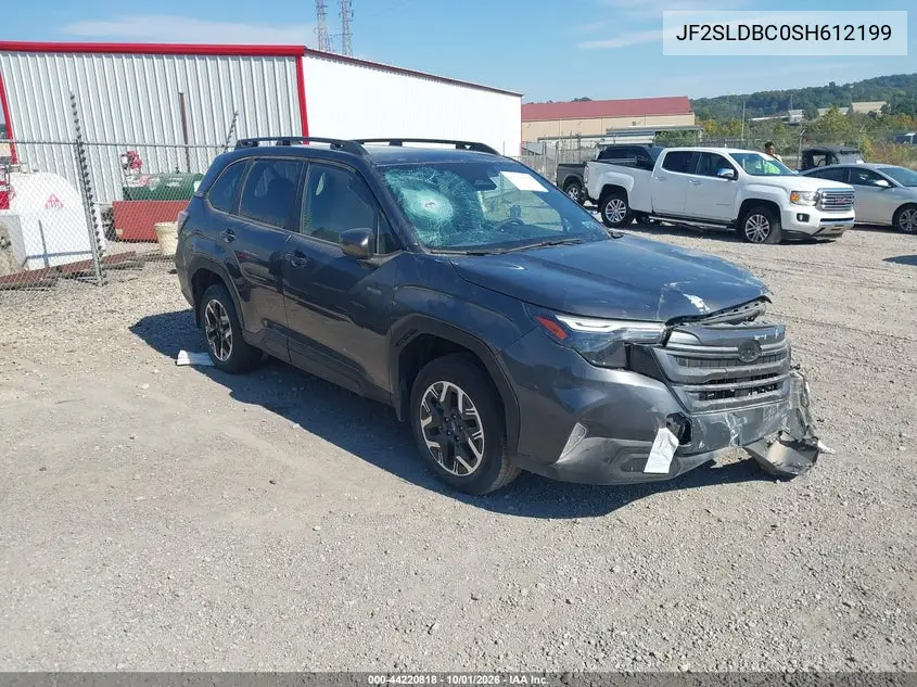 SUBARU FORESTER 2025, VIN JF2SLDBC0SH612199