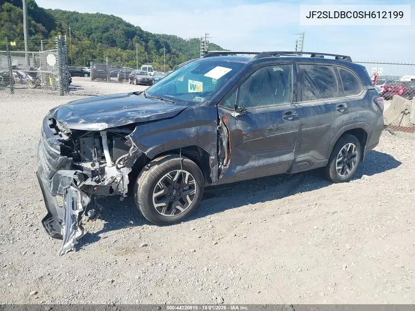 2025 SUBARU FORESTER VIN JF2SLDBC0SH612199 — фото 2