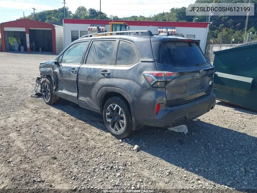 2025 SUBARU FORESTER VIN JF2SLDBC0SH612199 — фото 3