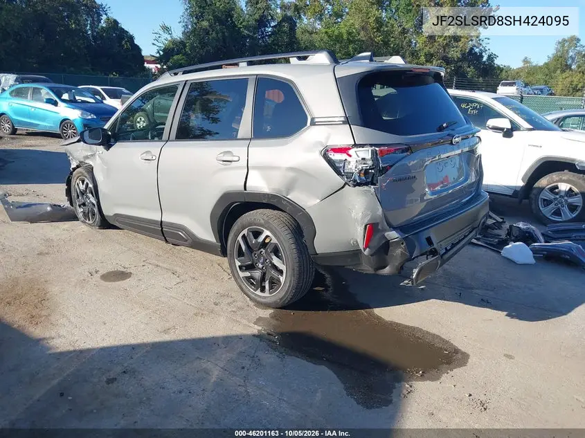 2025 SUBARU FORESTER VIN JF2SLSRD8SH424095 — фото 3