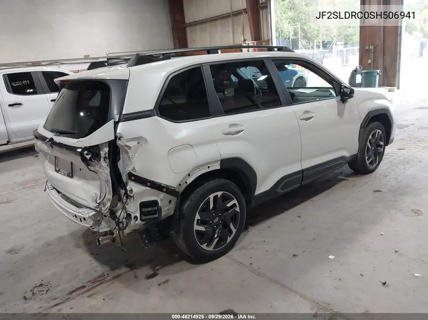 2025 SUBARU FORESTER VIN JF2SLDRC0SH506941 — фото 4