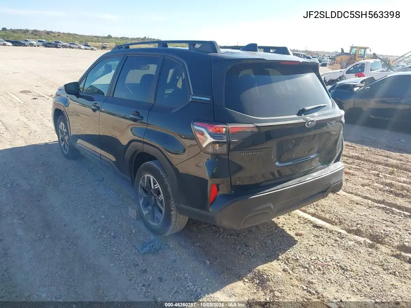 2025 SUBARU FORESTER VIN JF2SLDDC5SH563398 — фото 3