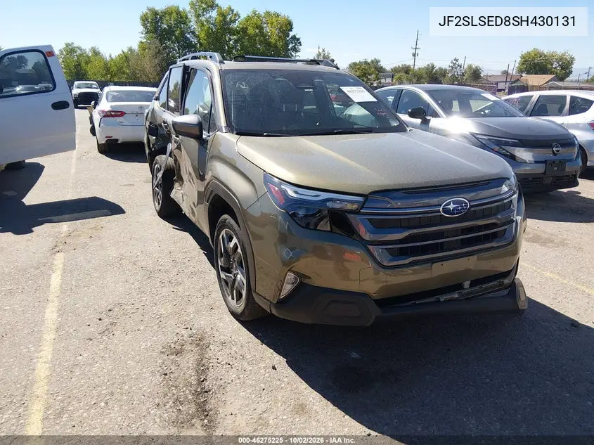 SUBARU FORESTER 2025, VIN JF2SLSED8SH430131
