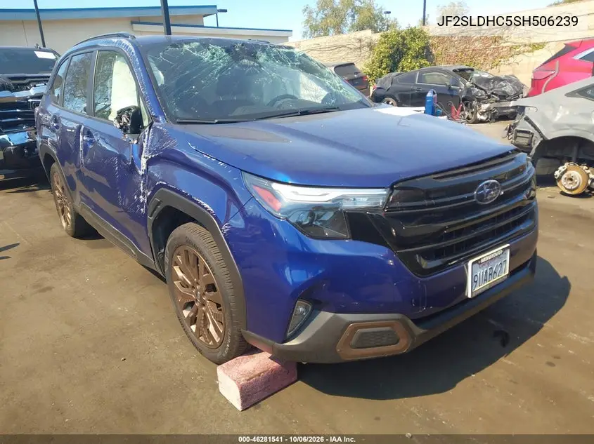 SUBARU FORESTER 2025, VIN JF2SLDHC5SH506239