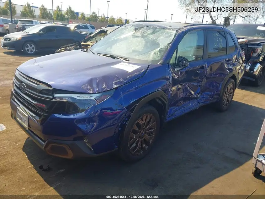 2025 SUBARU FORESTER VIN JF2SLDHC5SH506239 — фото 2