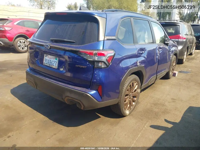 2025 SUBARU FORESTER VIN JF2SLDHC5SH506239 — фото 4