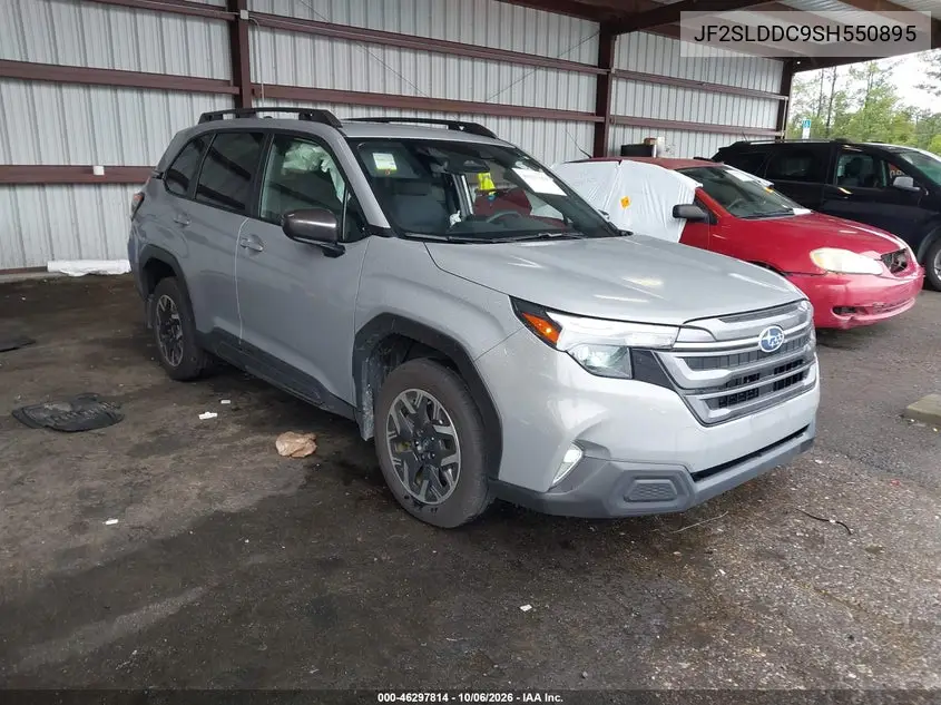 SUBARU FORESTER 2025, VIN JF2SLDDC9SH550895