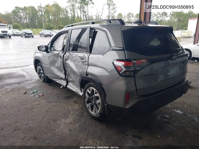 2025 SUBARU FORESTER VIN JF2SLDDC9SH550895 — фото 3