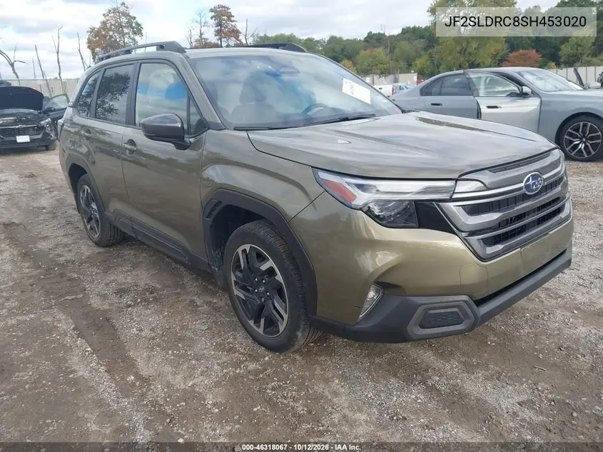 SUBARU FORESTER 2025, VIN JF2SLDRC8SH453020