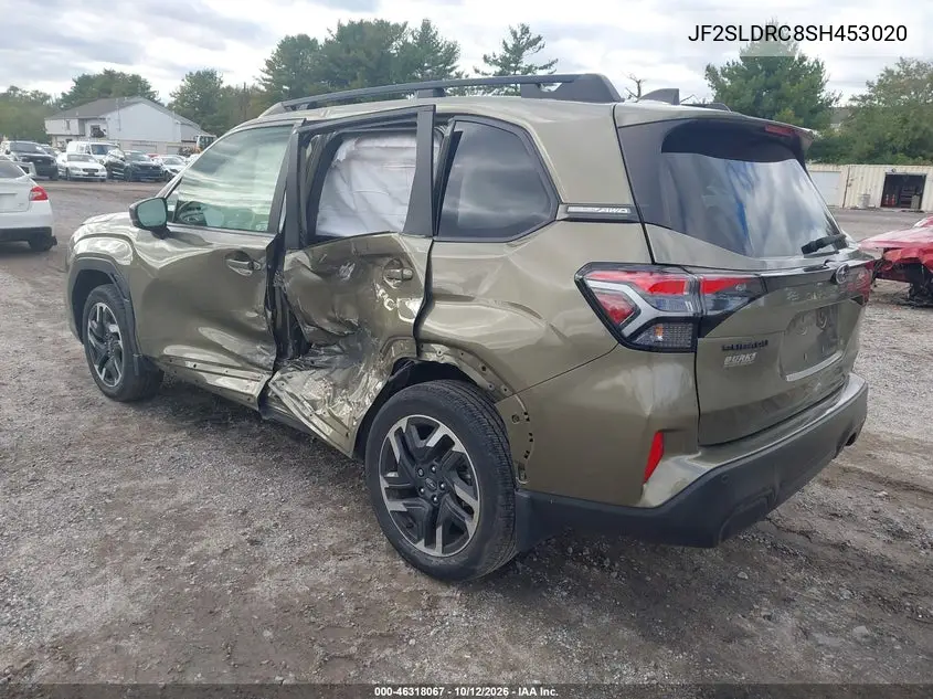 2025 SUBARU FORESTER VIN JF2SLDRC8SH453020 — фото 3