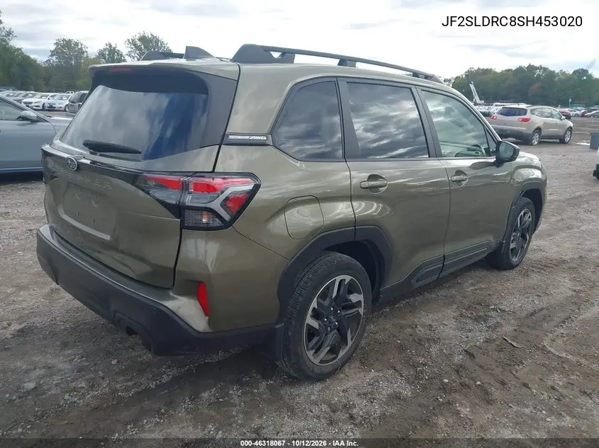 2025 SUBARU FORESTER VIN JF2SLDRC8SH453020 — фото 4