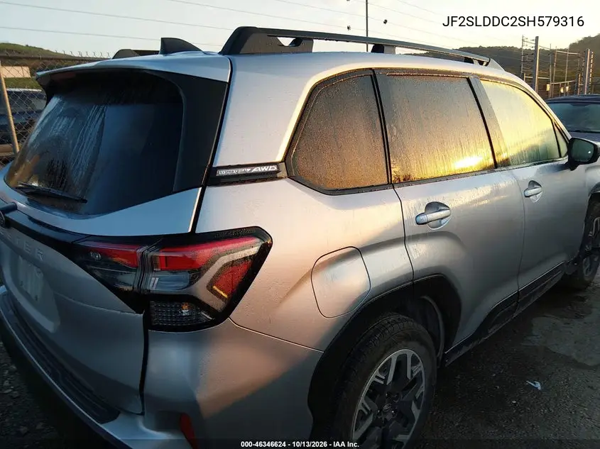 2025 SUBARU FORESTER VIN JF2SLDDC2SH579316 — фото 4