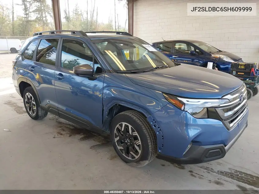 SUBARU FORESTER 2025, VIN JF2SLDBC6SH609999
