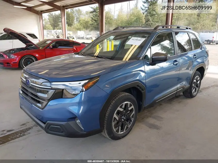 2025 SUBARU FORESTER VIN JF2SLDBC6SH609999 — фото 2