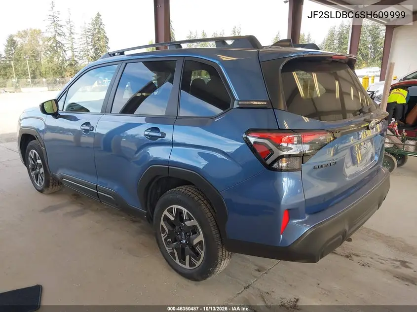 2025 SUBARU FORESTER VIN JF2SLDBC6SH609999 — фото 3