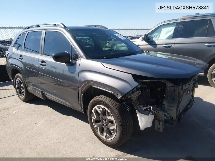 SUBARU FORESTER 2025, VIN JF2SLDACXSH578841
