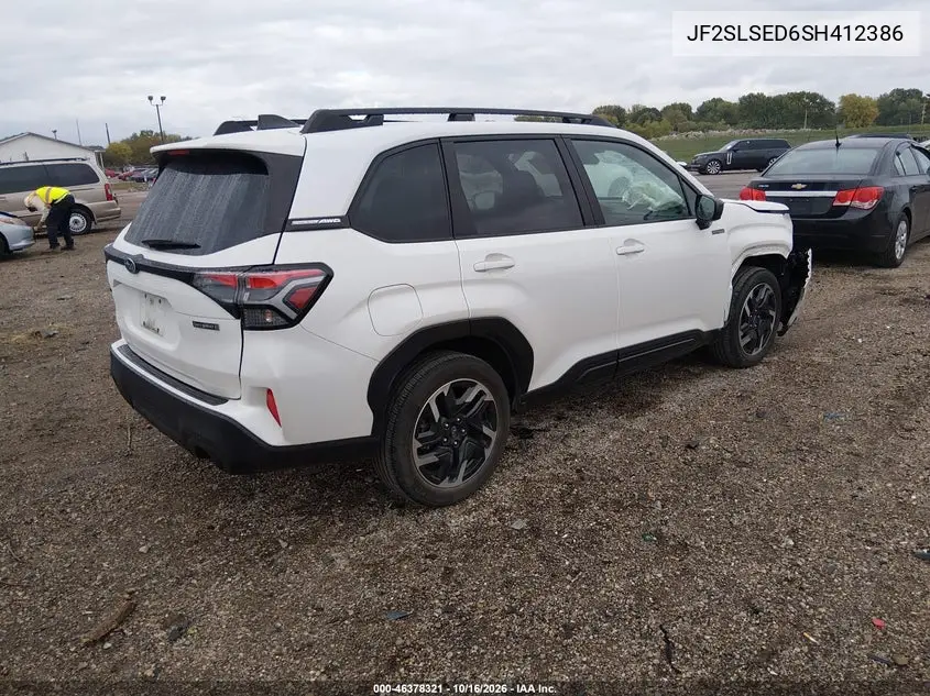2025 SUBARU FORESTER VIN JF2SLSED6SH412386 — фото 4