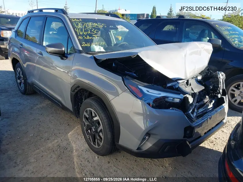 SUBARU FORESTER 2026, VIN JF2SLDDC6TH466230