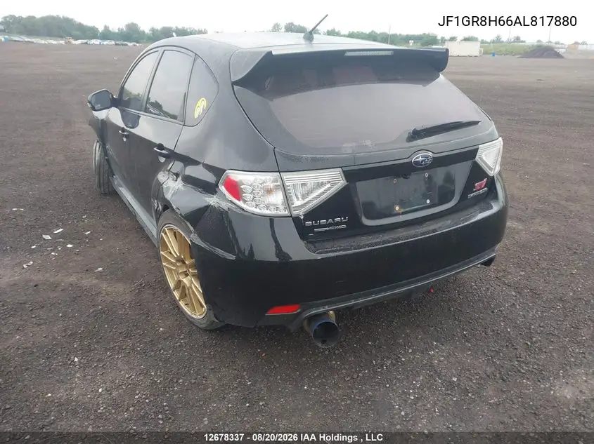 2010 SUBARU IMPREZA WRX STI VIN JF1GR8H66AL817880 — фото 3