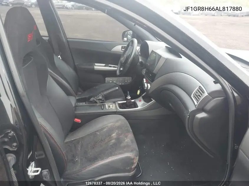 2010 SUBARU IMPREZA WRX STI VIN JF1GR8H66AL817880 — фото 5