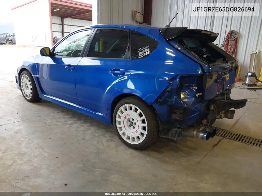 2013 SUBARU IMPREZA WRX VIN JF1GR7E65DG826694 — фото 3