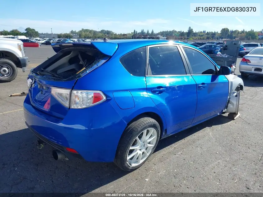 2013 SUBARU IMPREZA WRX VIN JF1GR7E6XDG830370 — фото 4