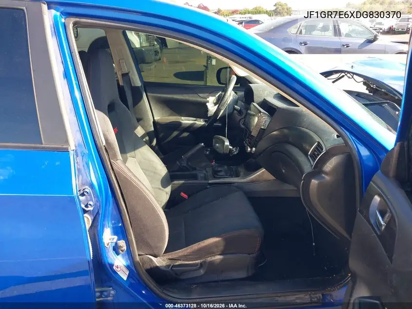 2013 SUBARU IMPREZA WRX VIN JF1GR7E6XDG830370 — фото 5