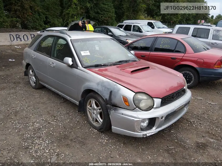 SUBARU IMPREZA 2002, VIN JF1GG29622H813170