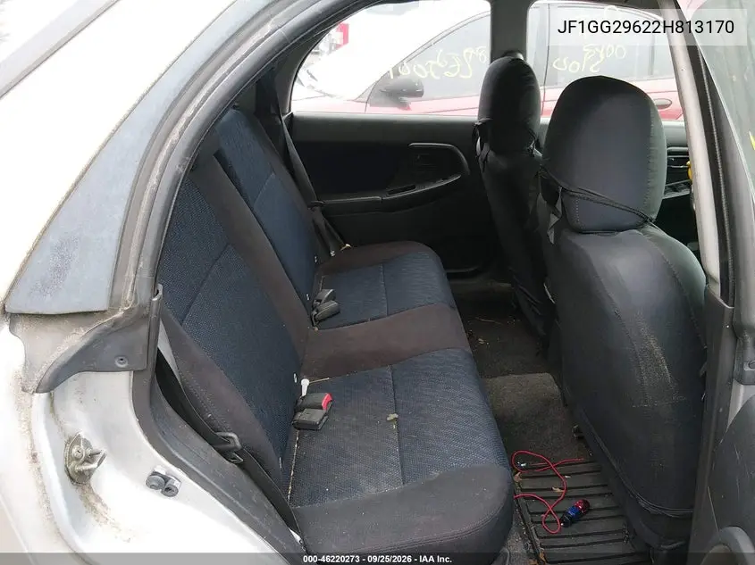 2002 SUBARU IMPREZA VIN JF1GG29622H813170 — фото 8