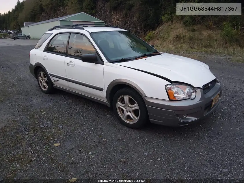 SUBARU IMPREZA 2004, VIN JF1GG68544H817367