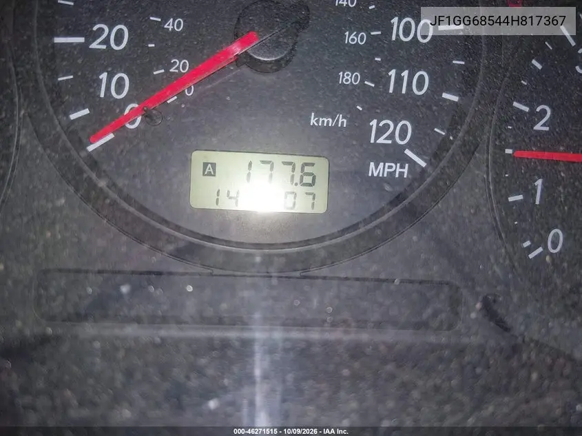 2004 SUBARU IMPREZA VIN JF1GG68544H817367 — фото 16