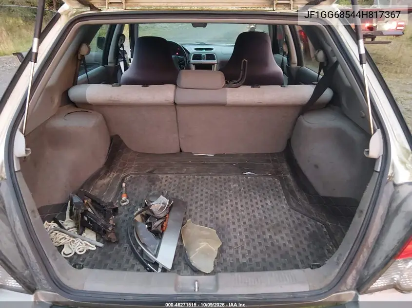 2004 SUBARU IMPREZA VIN JF1GG68544H817367 — фото 19