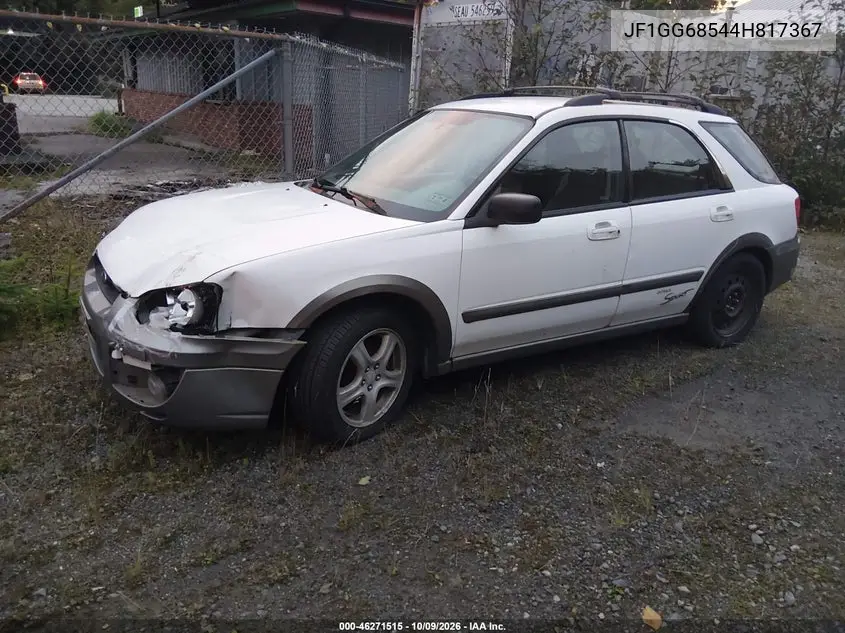 2004 SUBARU IMPREZA VIN JF1GG68544H817367 — фото 2