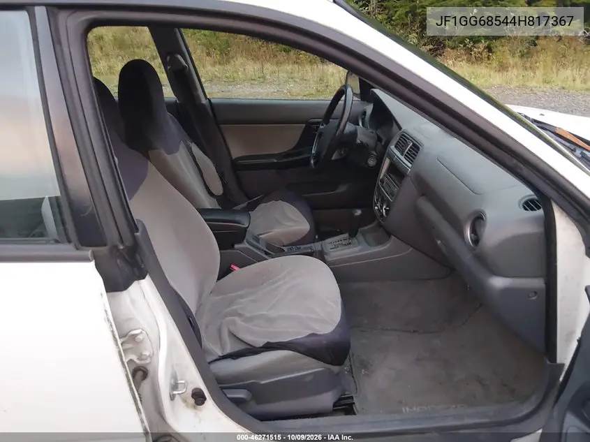 2004 SUBARU IMPREZA VIN JF1GG68544H817367 — фото 5