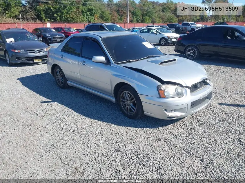 SUBARU IMPREZA 2005, VIN JF1GD29695H513509